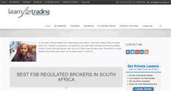 Desktop Screenshot of learnfxtrading.net